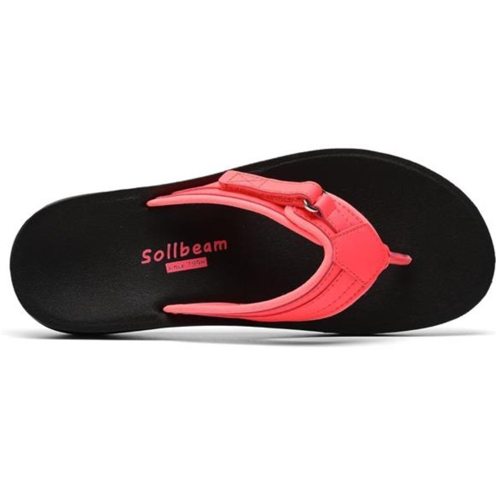 SOLLBEAM Womens Orthotic Comfort Thong Flip Flops Sandals Arch Support 9..-8 1/2